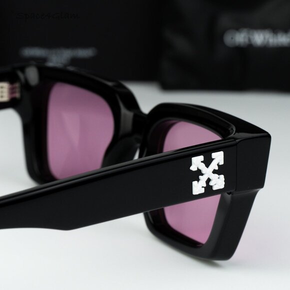 Off-White Women Sunglasses Black Pink Square OERI008 VIRGIL 1030 NEW AUTHENTIC main image 9